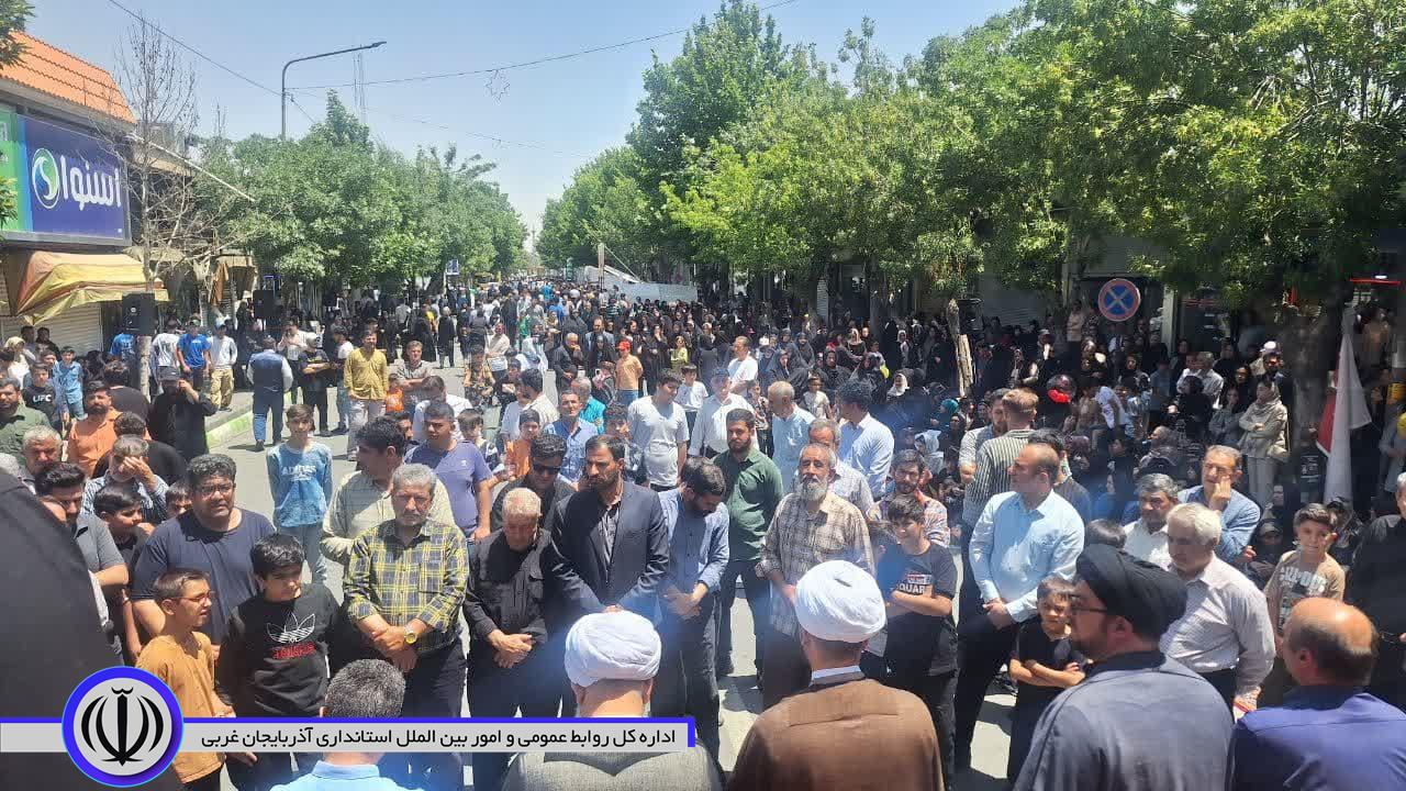 حضور اسماعیلی معاون سیاسی، امنیتی و اجتماعی فرمانداری شهرستان نقده در مراسم جشن مردمی غدیر
